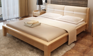 Những ưu điểm của giường gỗ công nghiệp