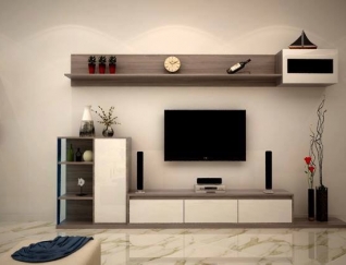 Điều tuyệt vời nào làm nên cơn sốt mua sắm kệ tivi gỗ công nghiệp trong thi công nội thất phòng khách