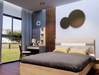 Thiết kế nội thất phòng ngủ đẹp đơn giản 30-50m2