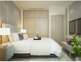 Lựa chọn nội thất phòng ngủ giường gỗ công nghiệp