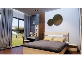 Thiết kế nội thất phòng ngủ đẹp đơn giản 30-50m2