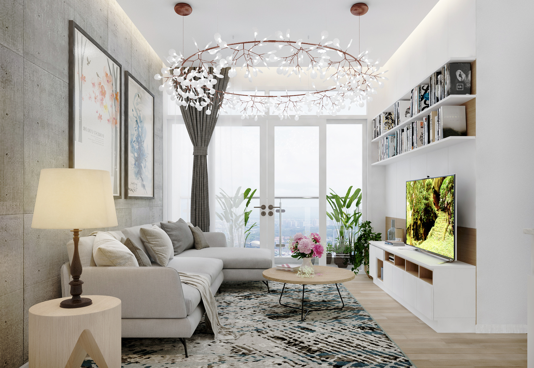 Trọn Bộ Nội Thất Căn Hộ Nhà Chị Oanh Gò Vấp 2020