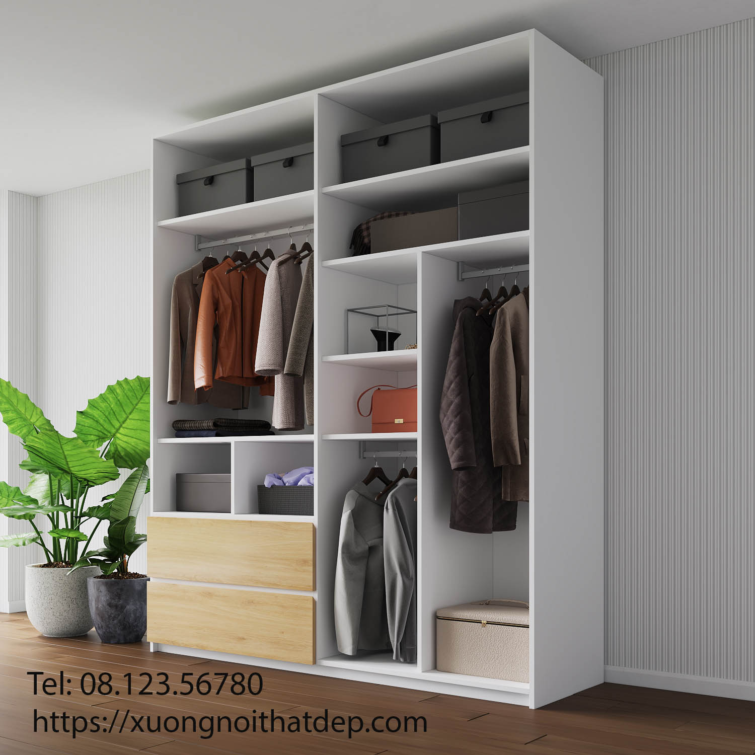 9 ý tưởng tổ chức tủ quần áo