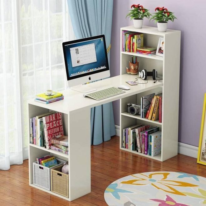 Bàn làm việc có kệ - Sự lựa chọn hàng đầu cho không gian làm việc