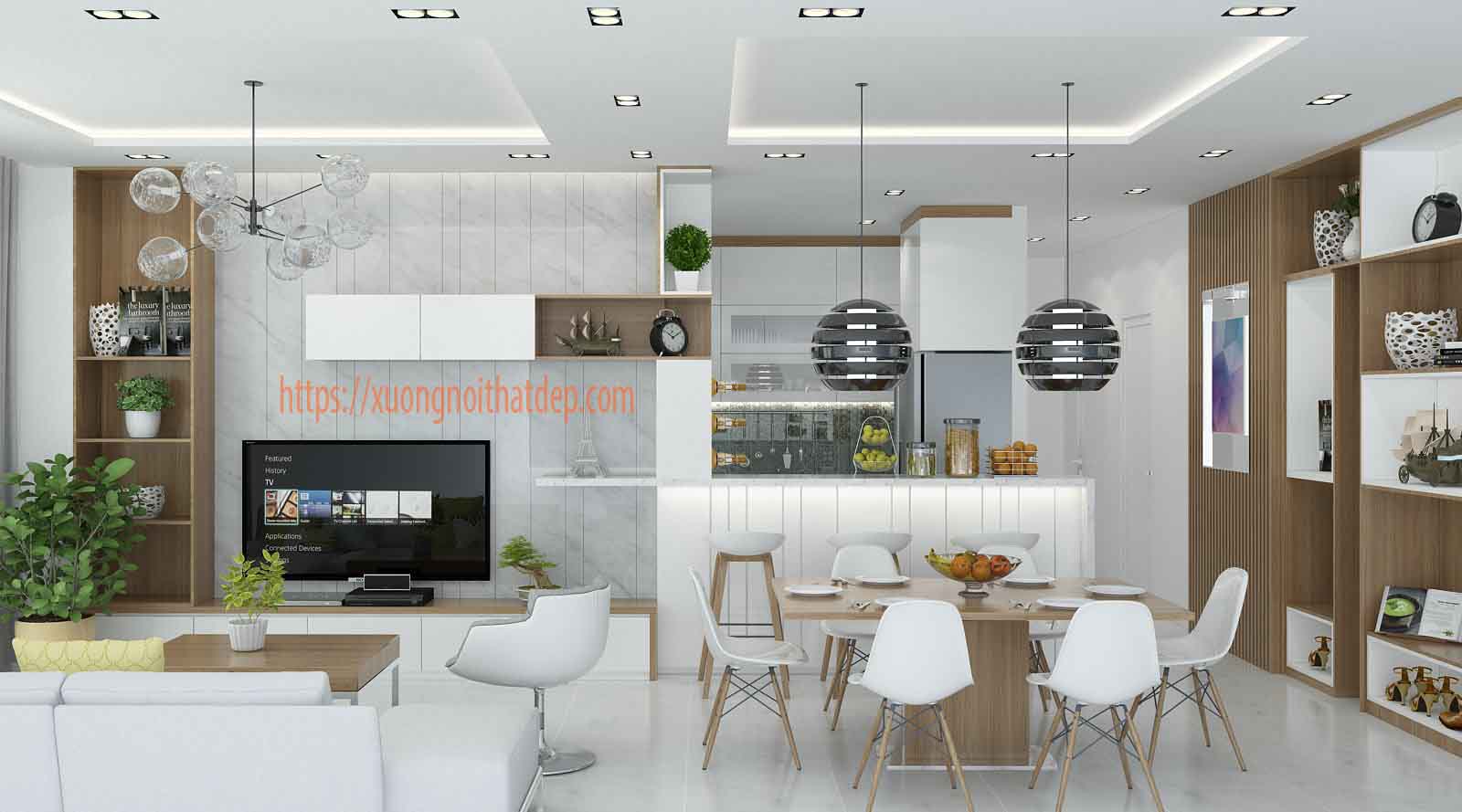 Thiết kế thi công nội thất đẹp huyện Củ Chi